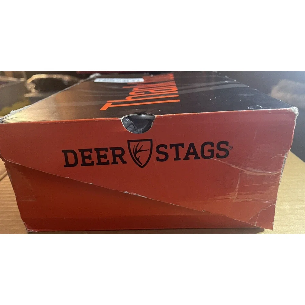 Deer Stags Men's Rockland Chelsea Boot Dark Brown-Size 9